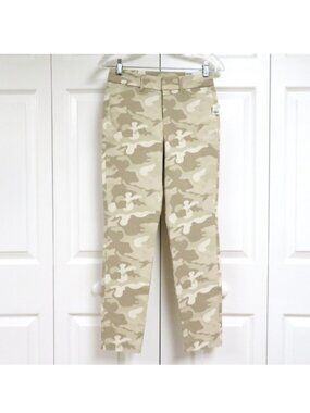 New! Old Navy 0 High-Rise Pixie Ankle Sand Camo Pants